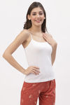 Floret Cotton Camisole (Pack of 2) - White — thumbnail 6